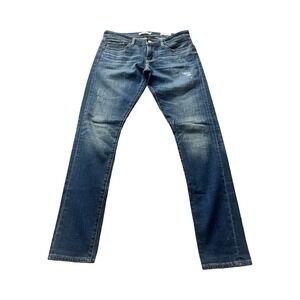 Levis Woman's 511 Skinny‎ Selevedge Red line Denim Jeans Size 30 Blue